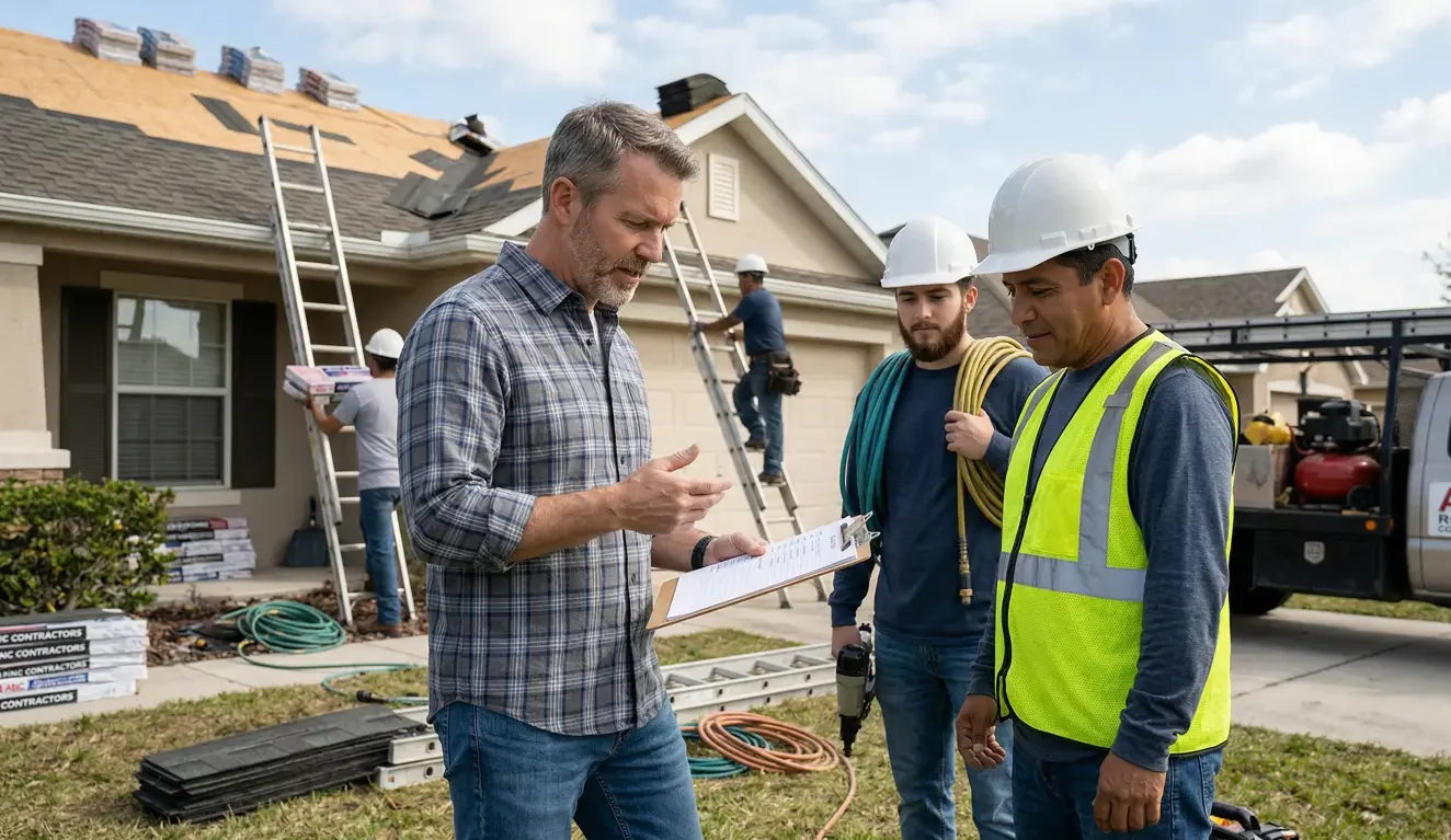 Use this roof replacement day checklist to prepare your home, yard, and questions before the roofing crew arrives.
